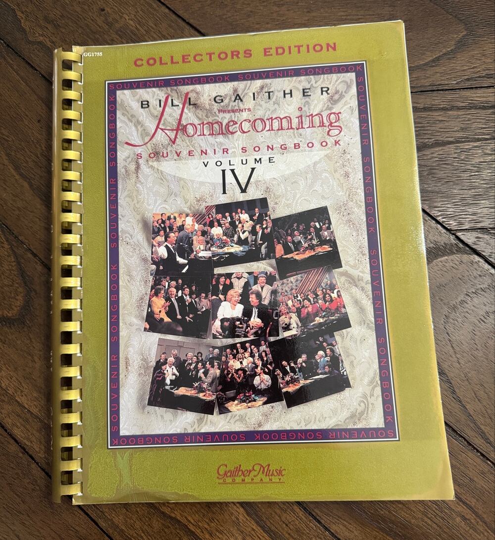 Bill Gaither Homecoming Souvenir Songbook Volume IV Spiral Bound